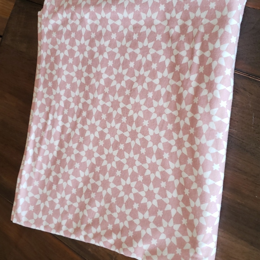 Copper Pearl Star Pattern Knit Swaddle Blanket